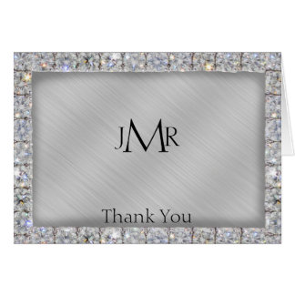 10th Tin and Diamond Anniversary Thank You Card