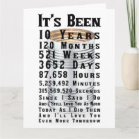 10th Tin Wedding Anniversary