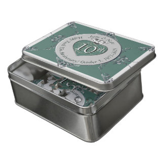 10th Tin Wedding Anniversary  Jigsaw Puzzle