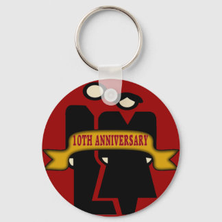 10th Wedding Anniversary Gifts Keychain