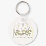 10th wedding anniversary ht keychain