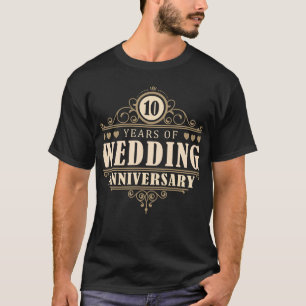 10th Wedding Anniversary (Husband) T-Shirt