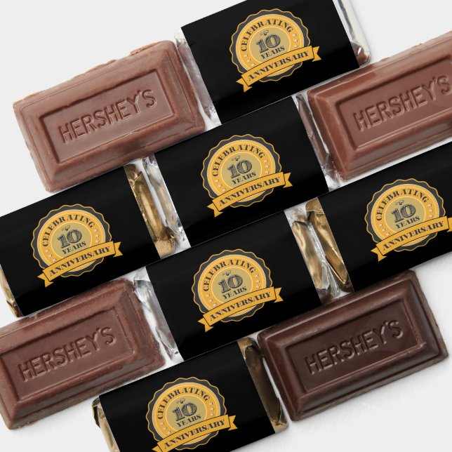 10th Wedding Anniversary party Hershey's Miniatures (Assorted)