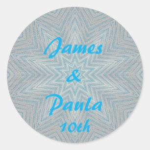 10th Wedding Anniversary Stickers