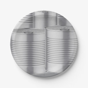 10th Wedding Anniversary, Tin Anniversary Paper Plates