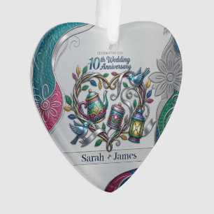 10th Wedding Anniversary We Still Do Photo Decor Ornament
