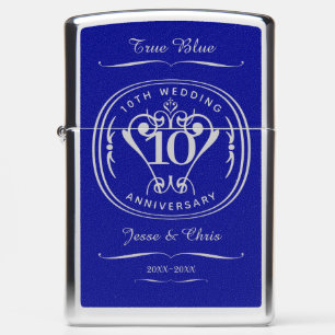 10th Wedding Anniversary Zippo Lighter