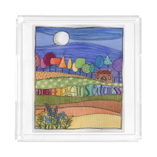 10x10 acrylic tray (Front)