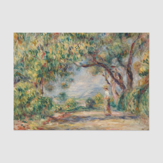 10x15 Les Collettes by Renoir Shabby Chic Tissue Paper (Front)
