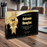 10Year Work Anniversary Employee Appreciation Gold Acrylic Award<br><div class="desc">Celebrate a decade of dedication with the 10 Year Work Anniversary Employee Appreciation Gold Acrylic Award! This elegant award features a sleek gold acrylic design that beautifully highlights the milestone. Perfect for honoring loyal employees, it can be personalized with the recipient's name, date, and a heartfelt message. Ideal for corporate...</div>