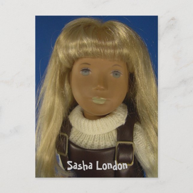 110-4 Sasha London Postkarte Postcard (Front)