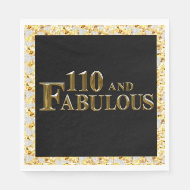 110 Birthday  Napkins (Front)