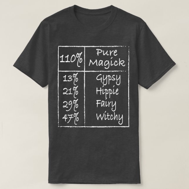 110 Pure Magick By Gypsy Hippie Fairy Witchy 7  T-Shirt (Design Front)