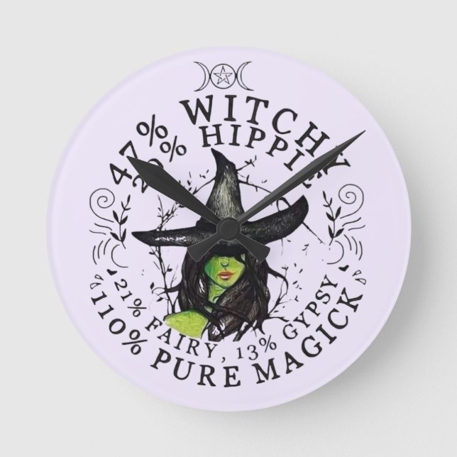 110% Pure Magick Witch Clock (Front)