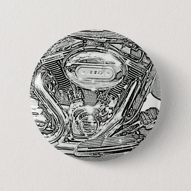 110 Screaming Eagle Button (Front)