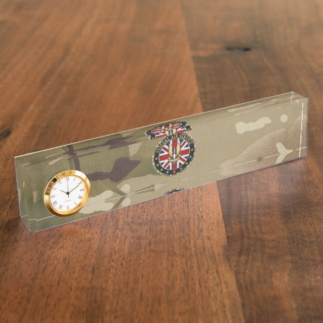 [110] Special Air Service (SAS) Badge [3D] Name Plate (Side)