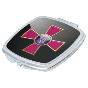 [110] Ukrainian Armed Forces Emblem Compact Mirror