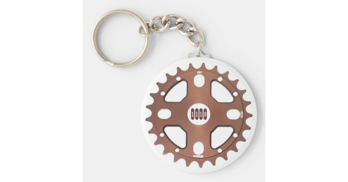 1110 SPROCKET KEYCHAIN Zazzle