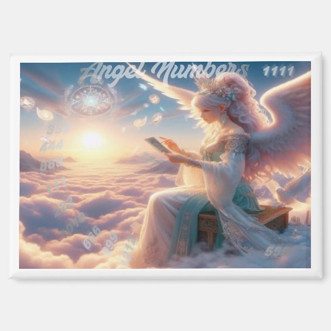 1111 Angel Number Magnet (Front)