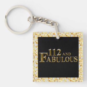 112 Birthday Keychain