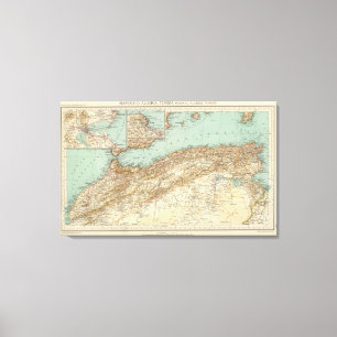 112 Morocco, Algeria, Tunisia Canvas Print