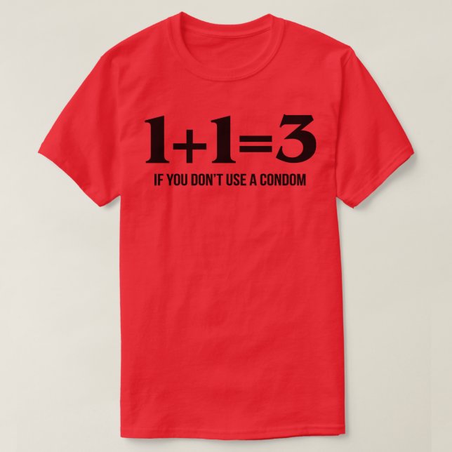 113 If You Dont Use a Condom T-Shirt (Design Front)
