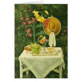1144 Tea Time in Garden Sympathy Card (Front)