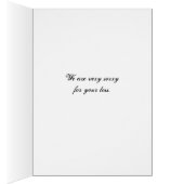 1144 Tea Time in Garden Sympathy Card (Inside (Right))