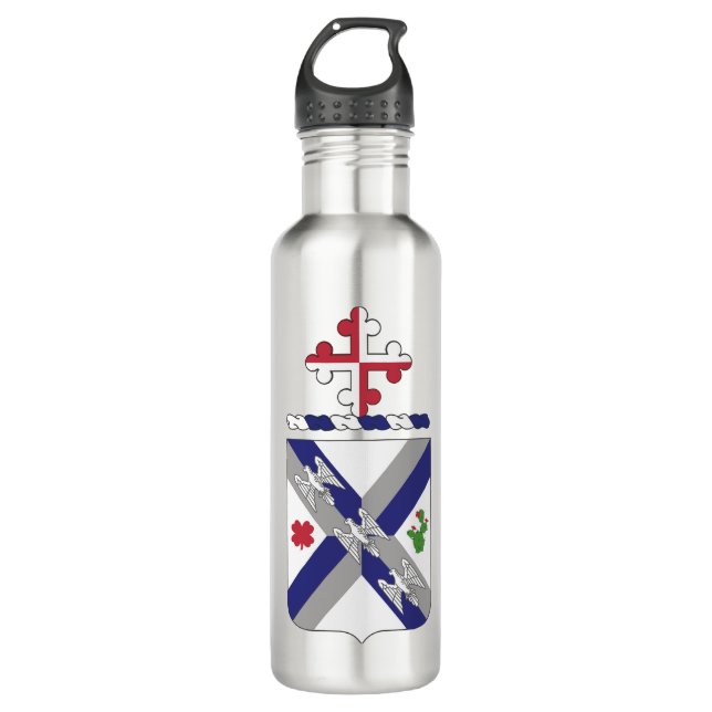 115th Infantry Regiment (29th Infantry Division) Stainless Steel Water Bottle (Front)