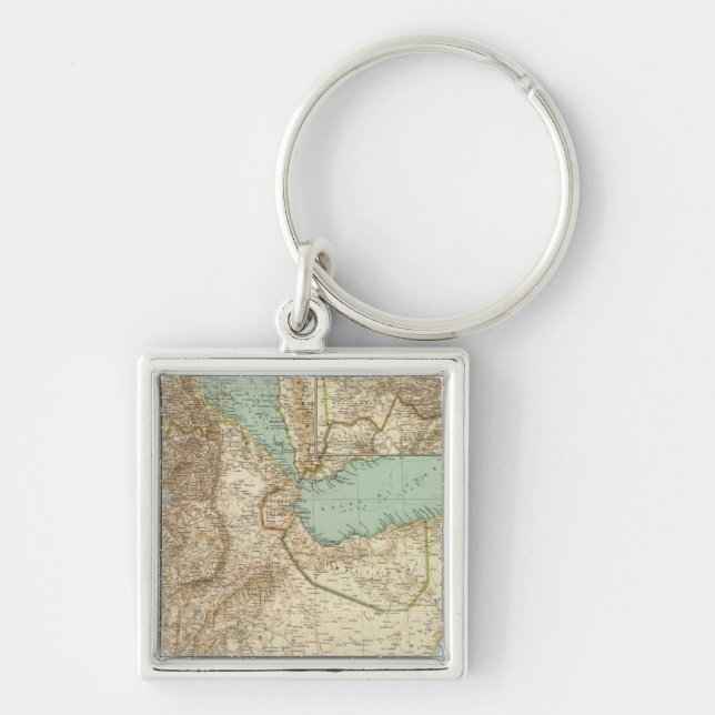 11617 Eritrea, Ethiopia, Somalia Keychain (Front)