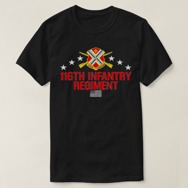 116th Infantry Regiment  T-Shirt (Design Front)