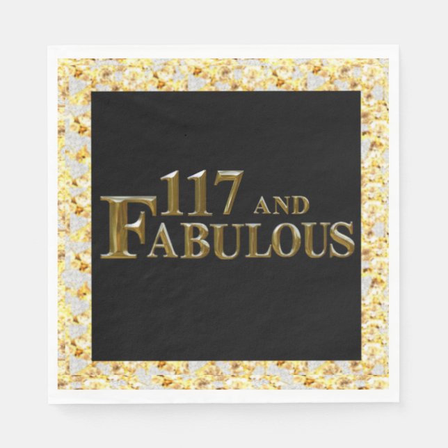 117 Birthday  Napkins (Front)