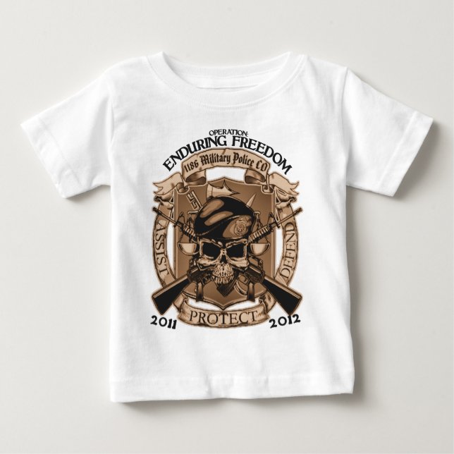 1186 MP Enduring Freedom Baby T-Shirt (Front)