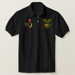 118th AHC Vietnam Veteran Map Embroidered Shirt