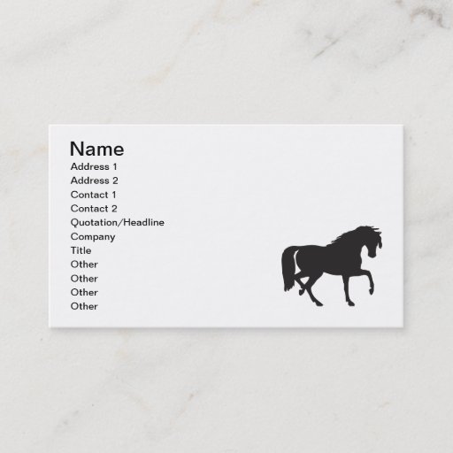 Customizable 11954399211648903596johnny_automatic_horse business card