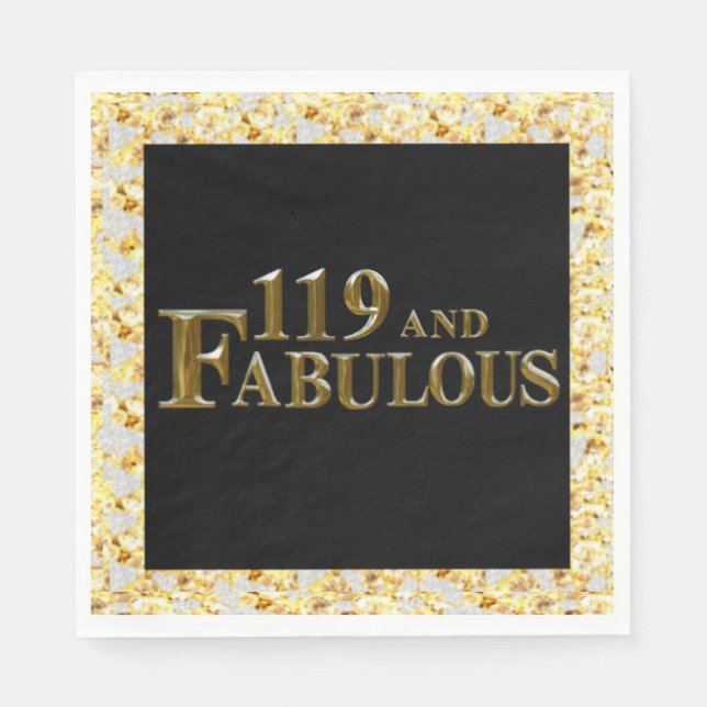 119 Birthday  Napkins (Front)