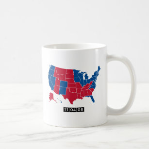 11.04.08: The Electoral Map that Changed History Coffee Mug
