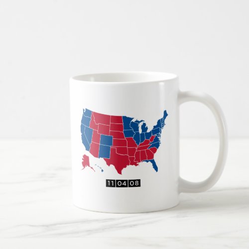 110408 The Electoral Map that Changed History Coffee Mug