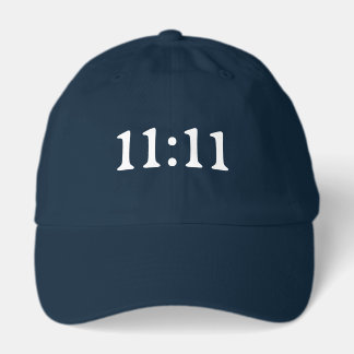11:11 ANGEL NUMBER PERSONALIZED NAME AND TEXT HAT