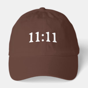 11:11 ANGEL NUMBER PERSONALIZED NAME AND TEXT HAT