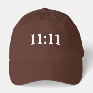11:11 ANGEL NUMBER PERSONALIZED NAME AND TEXT HAT