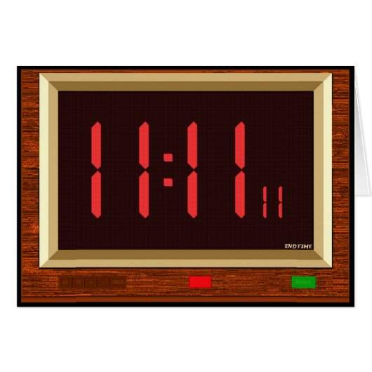 11:11 Clock "Catch Ya Later!" Cards (Front Horizontal)