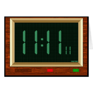11:11 Clock "Catch Ya Later!" Cards