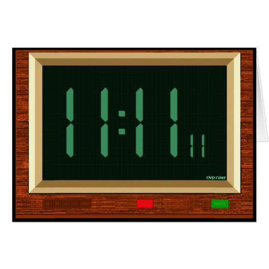 11:11 Clock "Catch Ya Later!" Cards (Front Horizontal)