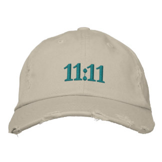 11:11 EMBROIDERED BASEBALL CAP