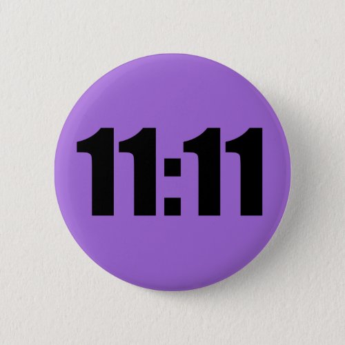 1111 Lucky Time Digital Clock Purple Button