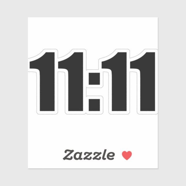 11:11 Lucky Time Sticker (Sheet)
