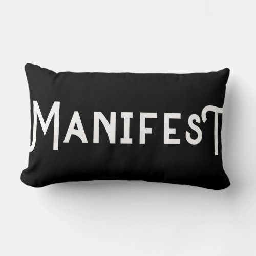 1111 Manifest Manifestation Numerology 111 Lumbar Pillow