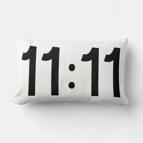 1111 Manifesting Numerology Esoteric Numbers 111 Lumbar Pillow
