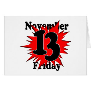 11-13 Friday the 13th Cards
